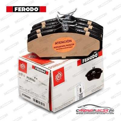 Achat de FERODO FDB980 Kit de plaquettes de frein, frein à disque pas chères