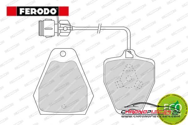 Achat de FERODO FDB985 Kit de plaquettes de frein, frein à disque pas chères