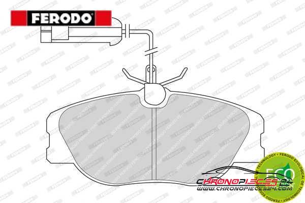 Achat de FERODO FDB994 Kit de plaquettes de frein, frein à disque pas chères