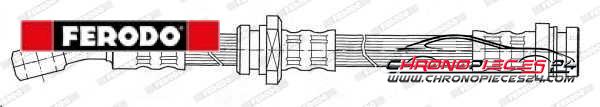 Achat de FERODO FHY2588 Flexible de frein pas chères
