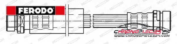 Achat de FERODO FHY3017 Flexible de frein pas chères