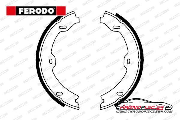 Achat de FERODO FSB4000 Jeu de mâchoires de frein, frein de stationnement pas chères