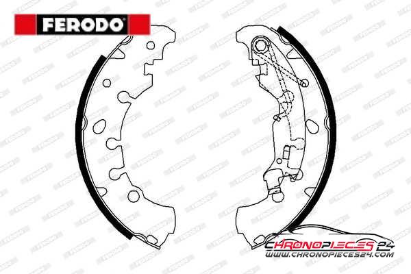 Achat de FERODO FSB681 Jeu de mâchoires de frein pas chères