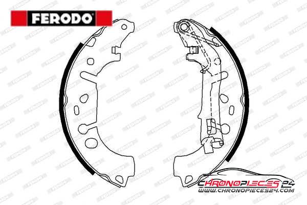 Achat de FERODO FSB682 Jeu de mâchoires de frein pas chères