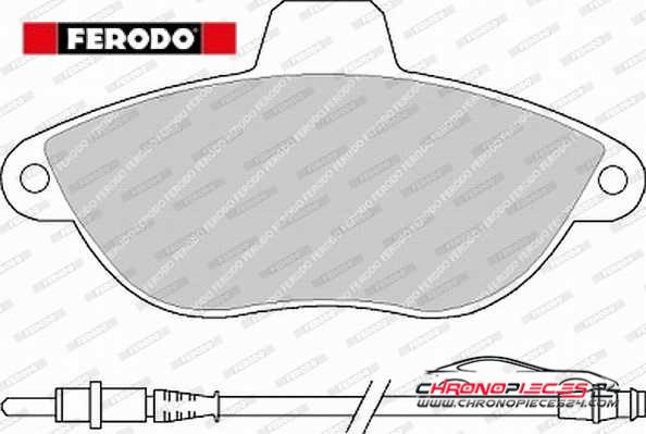 Achat de FERODO FVR1002 Kit de plaquettes de frein, frein à disque pas chères