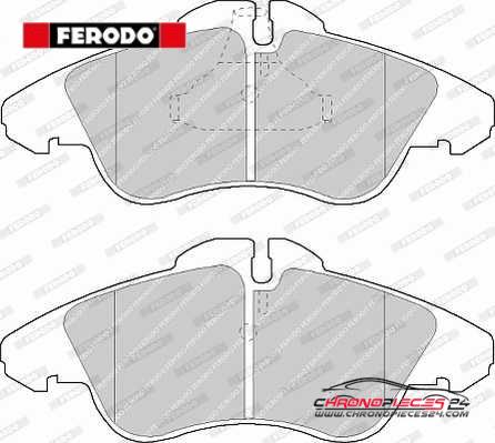 Achat de FERODO FVR1038 Kit de plaquettes de frein, frein à disque pas chères