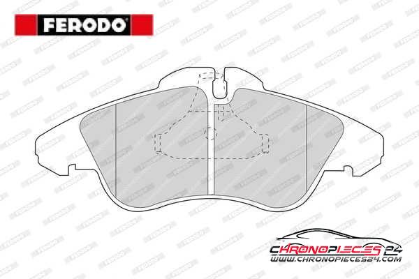 Achat de FERODO FVR1038 Kit de plaquettes de frein, frein à disque pas chères