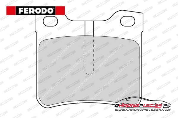 Achat de FERODO FVR1044 Kit de plaquettes de frein, frein à disque pas chères