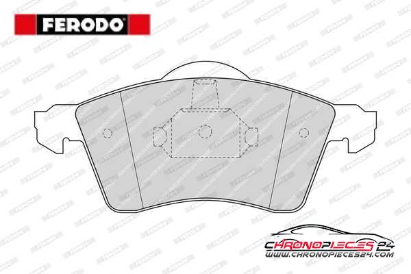 Achat de FERODO FVR1163 Kit de plaquettes de frein, frein à disque pas chères