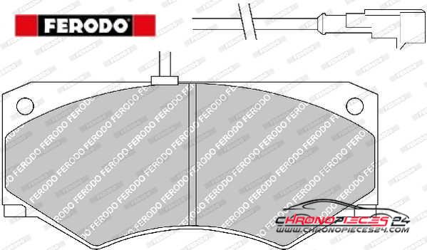 Achat de FERODO FVR1351 Kit de plaquettes de frein, frein à disque pas chères