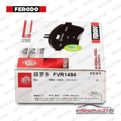 Achat de FERODO FVR1494 Kit de plaquettes de frein, frein à disque pas chères