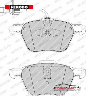 Achat de FERODO FVR1497 Kit de plaquettes de frein, frein à disque pas chères