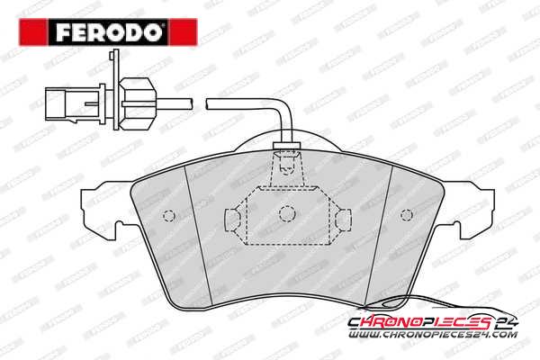 Achat de FERODO FVR1518 Kit de plaquettes de frein, frein à disque pas chères