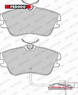 Achat de FERODO FVR1519 Kit de plaquettes de frein, frein à disque pas chères