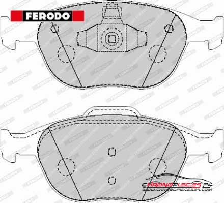 Achat de FERODO FVR1568 Kit de plaquettes de frein, frein à disque pas chères