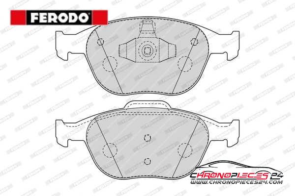 Achat de FERODO FVR1568 Kit de plaquettes de frein, frein à disque pas chères