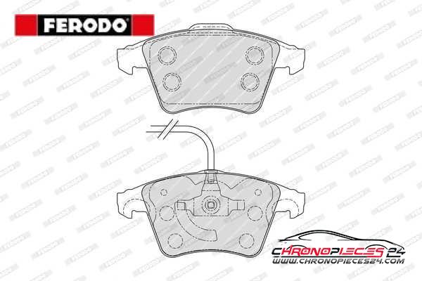 Achat de FERODO FVR1642 Kit de plaquettes de frein, frein à disque pas chères