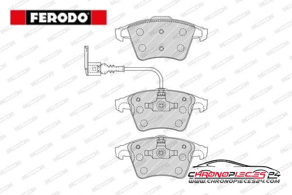 Achat de FERODO FVR1643 Kit de plaquettes de frein, frein à disque pas chères