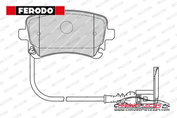 Achat de FERODO FVR1644 Kit de plaquettes de frein, frein à disque pas chères