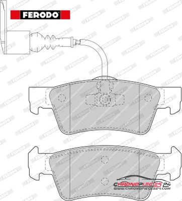 Achat de FERODO FVR1647 Kit de plaquettes de frein, frein à disque pas chères