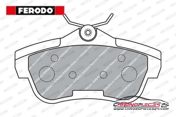 Achat de FERODO FVR1772 Kit de plaquettes de frein, frein à disque pas chères