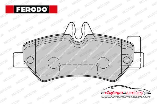 Achat de FERODO FVR1780 Kit de plaquettes de frein, frein à disque pas chères