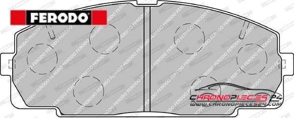 Achat de FERODO FVR1884 Kit de plaquettes de frein, frein à disque pas chères