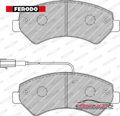 Achat de FERODO FVR1925 Kit de plaquettes de frein, frein à disque pas chères