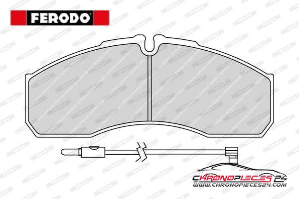 Achat de FERODO FVR1977 Kit de plaquettes de frein, frein à disque pas chères