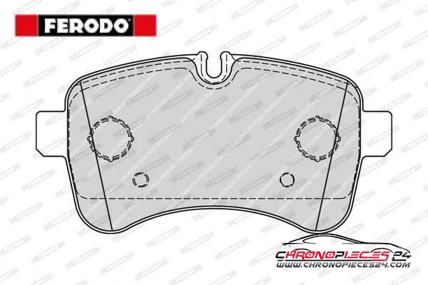 Achat de FERODO FVR4037 Kit de plaquettes de frein, frein à disque pas chères