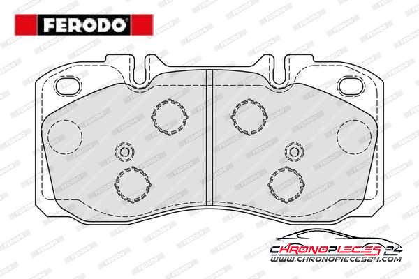 Achat de FERODO FVR4038 Kit de plaquettes de frein, frein à disque pas chères