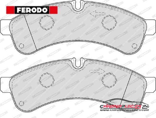 Achat de FERODO FVR4039 Kit de plaquettes de frein, frein à disque pas chères