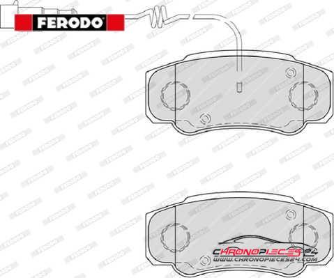 Achat de FERODO FVR4054 Kit de plaquettes de frein, frein à disque pas chères