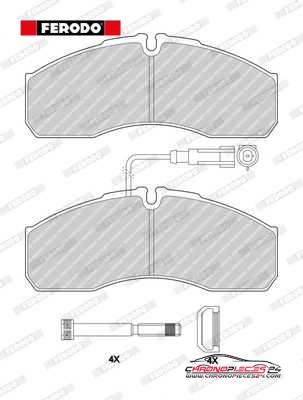 Achat de FERODO FVR4248 Kit de plaquettes de frein, frein à disque pas chères