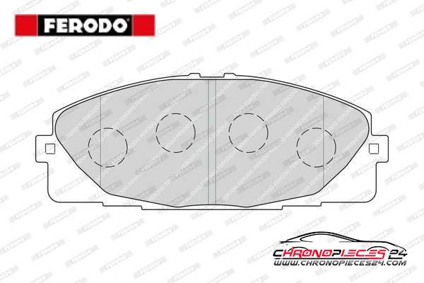 Achat de FERODO FVR4327 Kit de plaquettes de frein, frein à disque pas chères