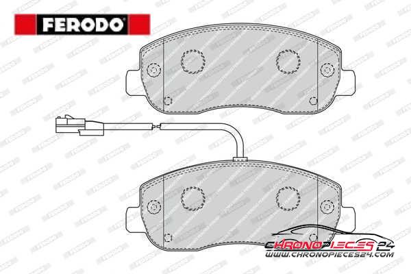 Achat de FERODO FVR4347 Kit de plaquettes de frein, frein à disque pas chères