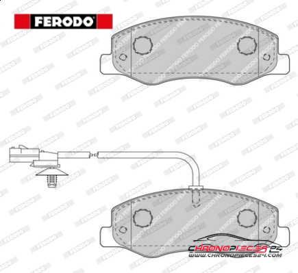 Achat de FERODO FVR4349 Kit de plaquettes de frein, frein à disque pas chères