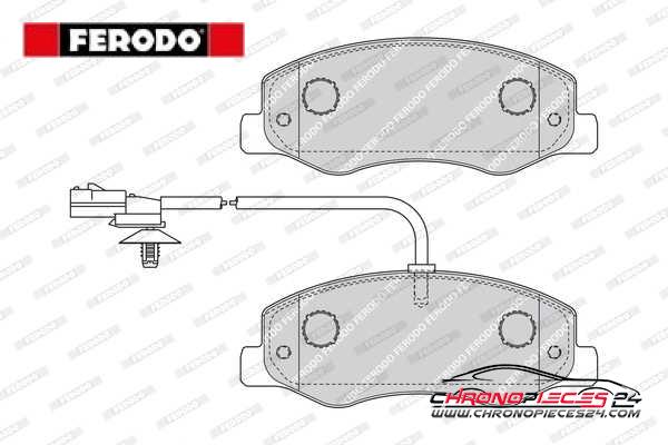 Achat de FERODO FVR4349 Kit de plaquettes de frein, frein à disque pas chères