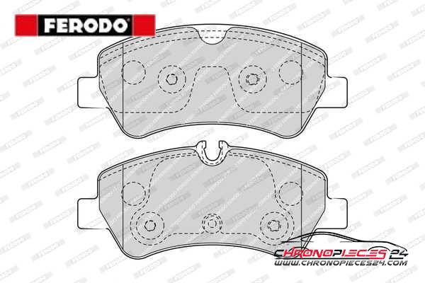 Achat de FERODO FVR4398 Kit de plaquettes de frein, frein à disque pas chères