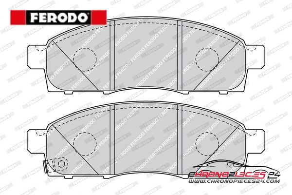 Achat de FERODO FVR4415 Kit de plaquettes de frein, frein à disque pas chères