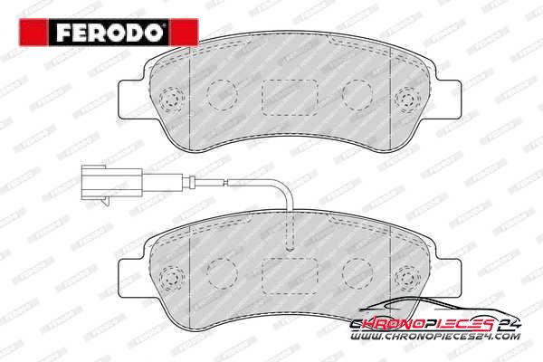 Achat de FERODO FVR4910 Kit de plaquettes de frein, frein à disque pas chères