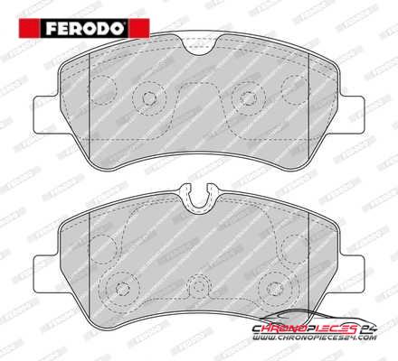 Achat de FERODO FVR5075 Kit de plaquettes de frein, frein à disque pas chères