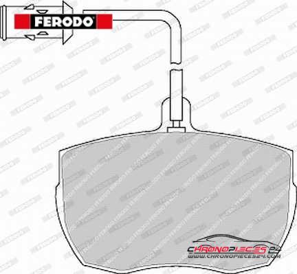 Achat de FERODO FVR656 Kit de plaquettes de frein, frein à disque pas chères