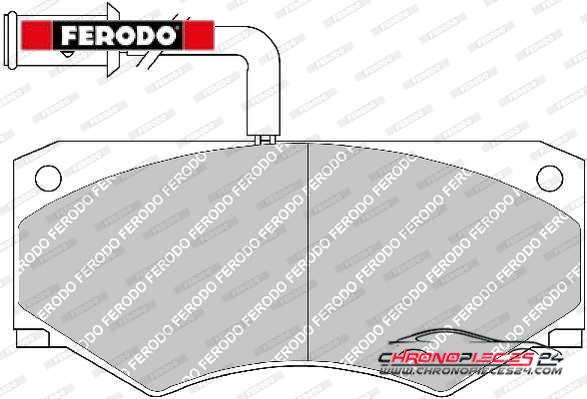 Achat de FERODO FVR709 Kit de plaquettes de frein, frein à disque pas chères