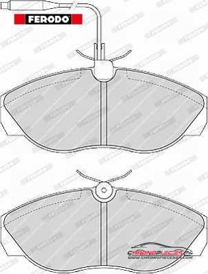 Achat de FERODO FVR967 Kit de plaquettes de frein, frein à disque pas chères