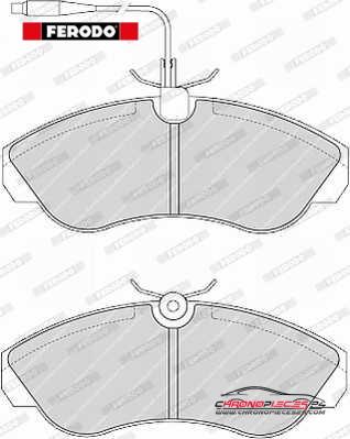 Achat de FERODO FVR968 Kit de plaquettes de frein, frein à disque pas chères