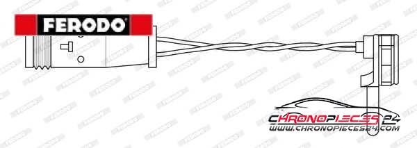 Achat de FERODO FWI266/1 Contact d'avertissement, usure des plaquettes de frein pas chères