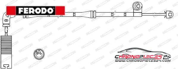 Achat de FERODO FWI319 Contact d'avertissement, usure des plaquettes de frein pas chères