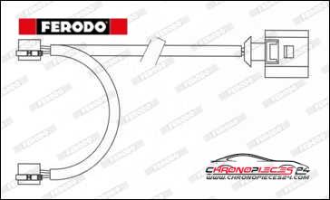 Achat de FERODO FWI340 Contact d'avertissement, usure des plaquettes de frein pas chères