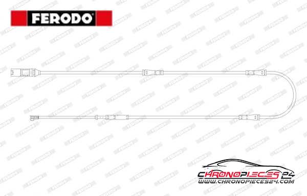 Achat de FERODO FWI375 Contact d'avertissement, usure des plaquettes de frein pas chères